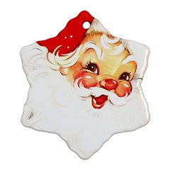 Santa Claus 1827265 1920 Snowflake Ornament (two Sides) by vintage2030