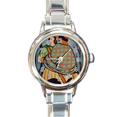 Witch 1462701 1920 Round Italian Charm Watch by vintage2030