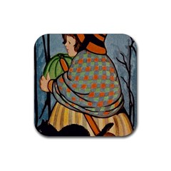 Witch 1462701 1920 Rubber Coaster (square)  by vintage2030