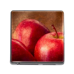 Three Red Apples Memory Card Reader (square 5 Slot) by FunnyCow