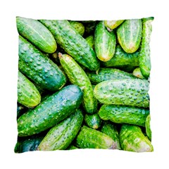 Pile Of Green Cucumbers Standard Cushion Case (one Side) by FunnyCow