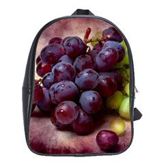 Red And Green Grapes School Bag (large) by FunnyCow