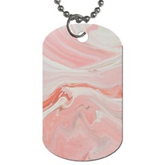 Pink Clouds Dog Tag (one Side) by WILLBIRDWELL