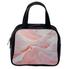 Pink Clouds Classic Handbag (one Side) by WILLBIRDWELL