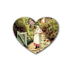 Vintage 1895908 1920 Rubber Coaster (heart)  by vintage2030