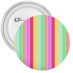 Pastel Rainbow Sorbet Deck Chair Stripes 3  Buttons