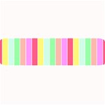 Pastel Rainbow Sorbet Deck Chair Stripes Large Bar Mats