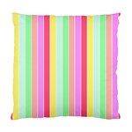 Pastel Rainbow Sorbet Deck Chair Stripes Standard Cushion Case (Two Sides)