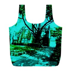 Hot Day In Dallas 50 Full Print Recycle Bag (l) by bestdesignintheworld