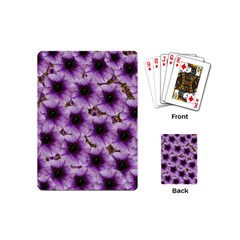 The Sky Is Not The Limit For Beautiful Big Flowers Playing Cards (mini) by pepitasart