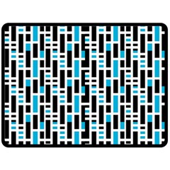 Linear Sequence Pattern Design Double Sided Fleece Blanket (large)  by dflcprintsclothing