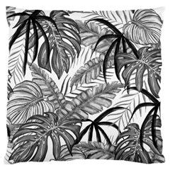 Drawing Leaves Nature Picture Large Cushion Case (one Side)