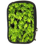 Green Hedge Texture Yew Plant Bush Leaf Compact Camera Leather Case