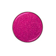 Hot Pink Glitter Hat Clip Ball Marker (10 Pack) by snowwhitegirl