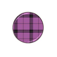 Lilac Plaid Hat Clip Ball Marker (10 Pack) by snowwhitegirl