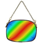 Background Diagonal Refraction Chain Purse (One Side)