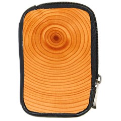 Rings Wood Line Compact Camera Leather Case by Alisyart