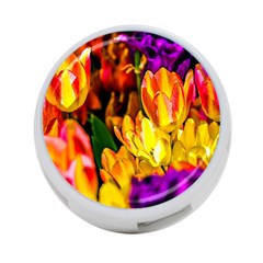Fancy Tulip Flowers In Spring 4-port Usb Hub (one Side) by FunnyCow