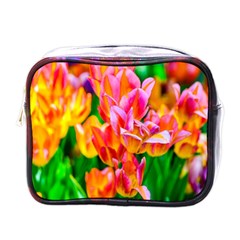 Blushing Tulip Flowers Mini Toiletries Bag (one Side) by FunnyCow