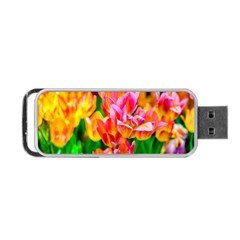 Blushing Tulip Flowers Portable Usb Flash (two Sides) by FunnyCow