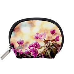Paradise Apple Blossoms Accessory Pouch (small) by FunnyCow