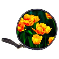 Yellow Orange Tulip Flowers Classic 20-cd Wallets by FunnyCow