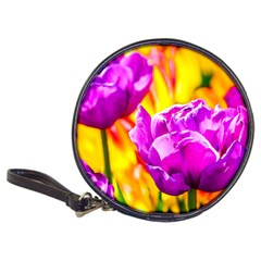 Violet Tulip Flowers Classic 20-cd Wallets by FunnyCow