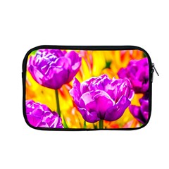 Violet Tulip Flowers Apple Macbook Pro 13  Zipper Case by FunnyCow