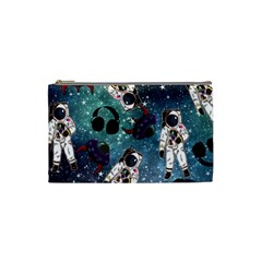 Astronaut Space Galaxy Cosmetic Bag (small) by snowwhitegirl