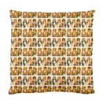 Victorian Girl Labels Standard Cushion Case (One Side)