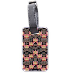 Heavy Metal Meets Power Of The Big Flower Luggage Tags (two Sides) by pepitasart