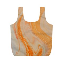 Orange Full Print Recycle Bag (m)