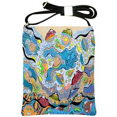Angel Mermaids Shoulder Sling Bag by chellerayartisans