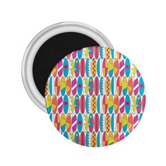 Rainbow Colored Waikiki Surfboards  2 25  Magnets by PodArtist
