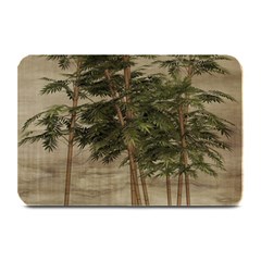 Vintage Bamboo Trees Plate Mats by snowwhitegirl