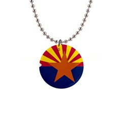 Flag Map Of Arizona Button Necklaces by abbeyz71