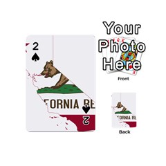 California Flag Map Playing Cards 54 (mini) by abbeyz71