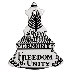 Great Seal Of Vermont Christmas Tree Ornament (two Sides) by abbeyz71
