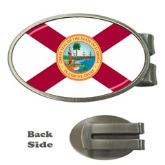 Flag Of Florida, 1900-1985 Money Clips (oval)  by abbeyz71