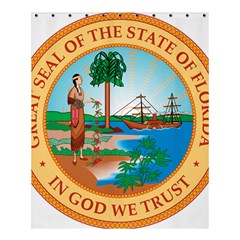 Great Seal Of Florida, 1900-1985 Shower Curtain 60  X 72  (medium)  by abbeyz71