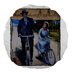 Bicycle 1763283 1280 Large 18  Premium Round Cushions by vintage2030