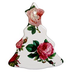 Roses 1770165 1920 Christmas Tree Ornament (two Sides) by vintage2030