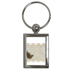 Tag Bird Key Chains (rectangle)  by vintage2030