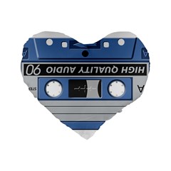 Cassette 40268 1280 Standard 16  Premium Flano Heart Shape Cushions by vintage2030