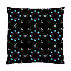 Embroidery Paisley Black Standard Cushion Case (two Sides) by snowwhitegirl