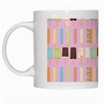 Candy Popsicles Pink White Mugs