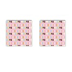 Candy Popsicles Pink Cufflinks (Square)