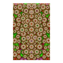Flower Wreaths And Ornate Sweet Fauna Shower Curtain 48  X 72  (small)  by pepitasart
