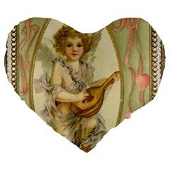 Valentine 1171161 1280 Large 19  Premium Flano Heart Shape Cushions by vintage2030
