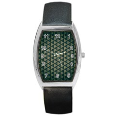 Texture Background Pattern Barrel Style Metal Watch by Sapixe